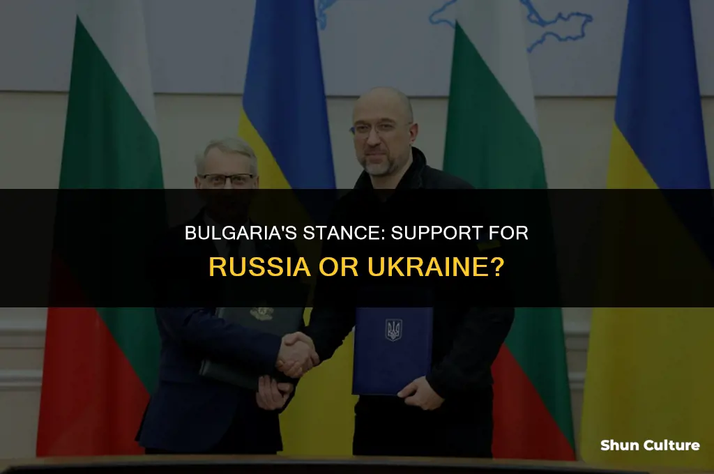 does bulgaria support russia or ukraine