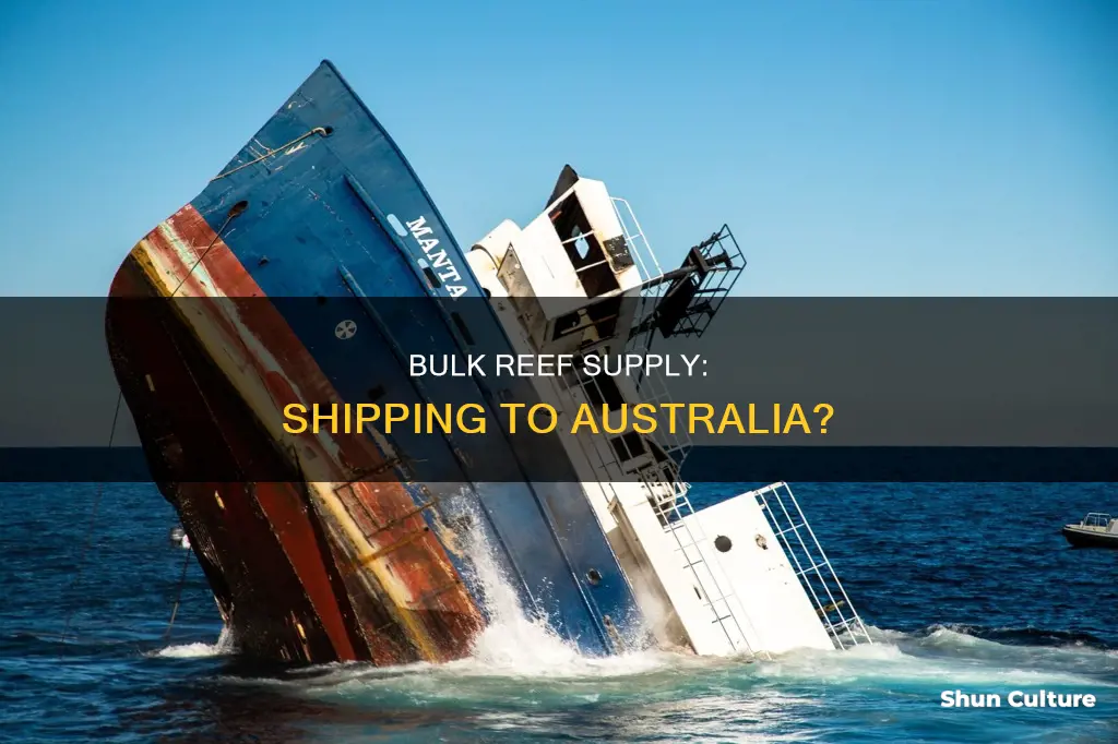 does bulk reef supply ship to australia