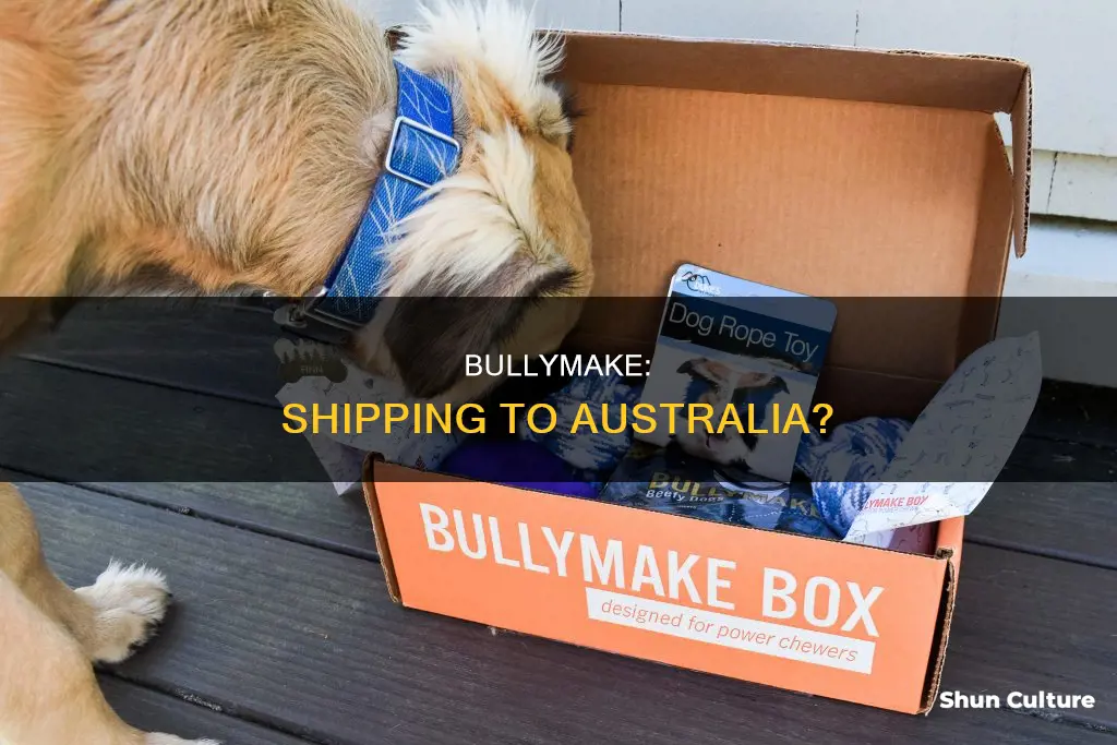 does bullymake ship to australia