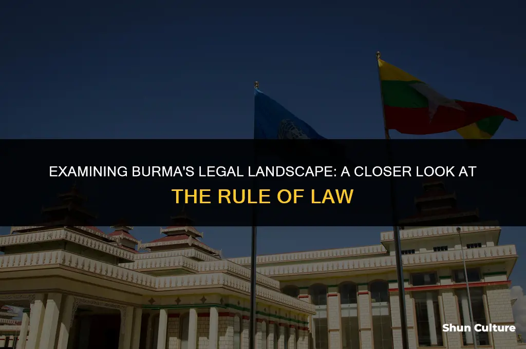 does burma have a poor law