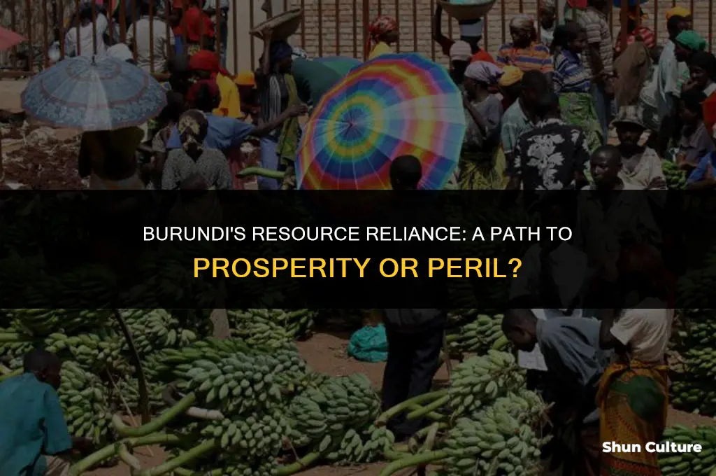 does burundi depend on resources