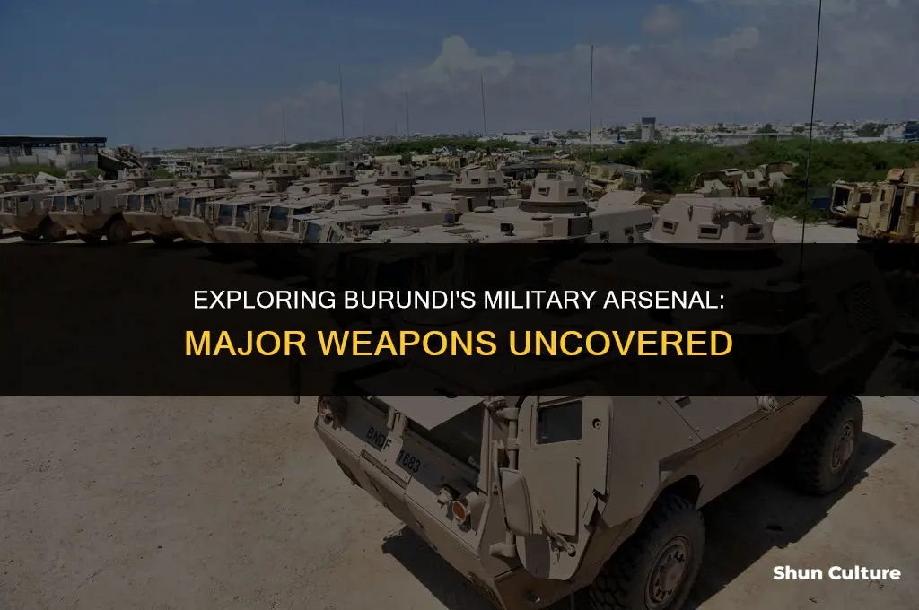 does burundi hae any really big major weapons