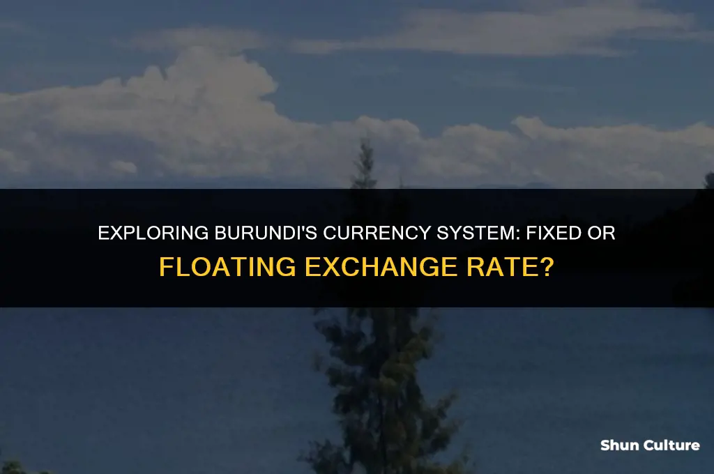 does burundi have a fixed exchange rate