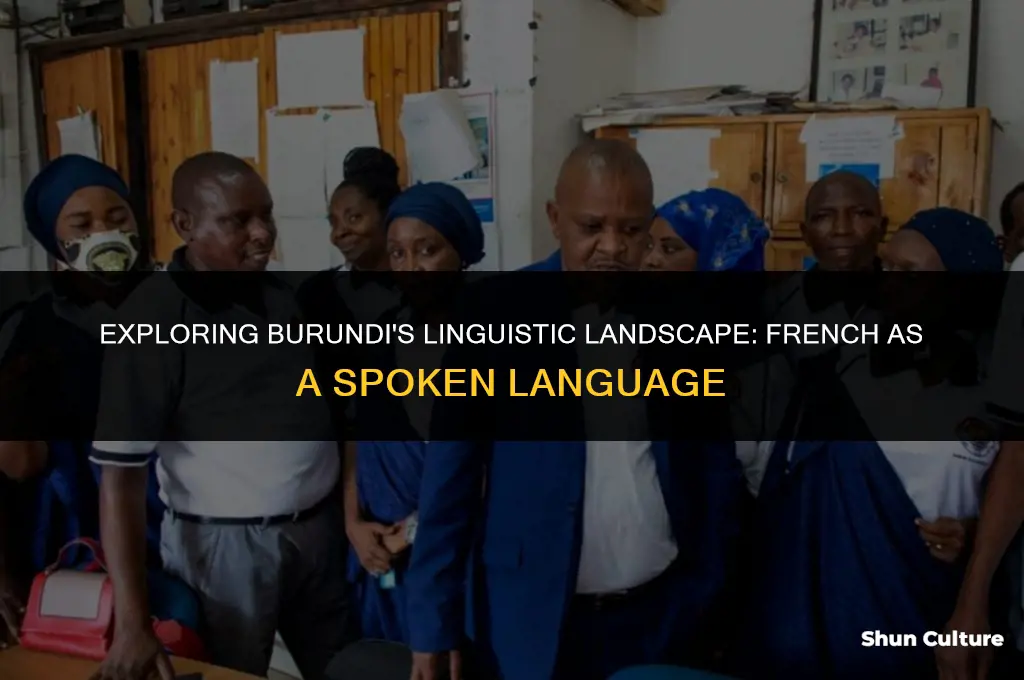 does burundi speak french