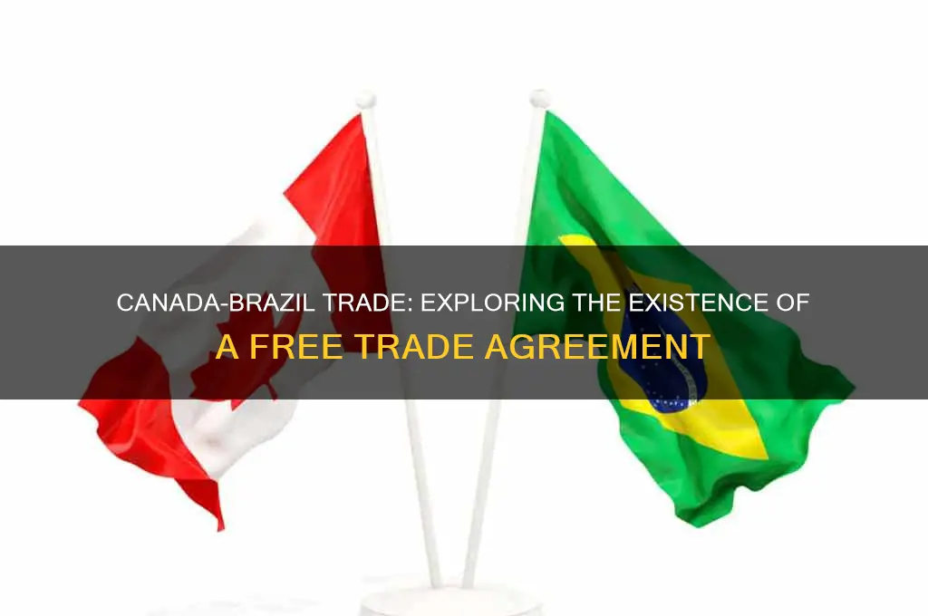 does canada have a free trade agreement with brazil