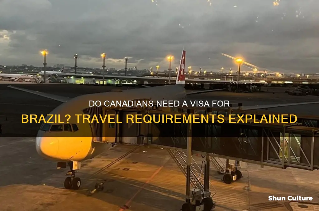 does canadian need visa to brazil