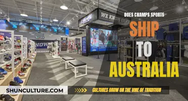 Champs Sports: Shipping Down Under?