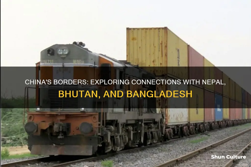 does china share borders with nepal bhutan and bangladesh