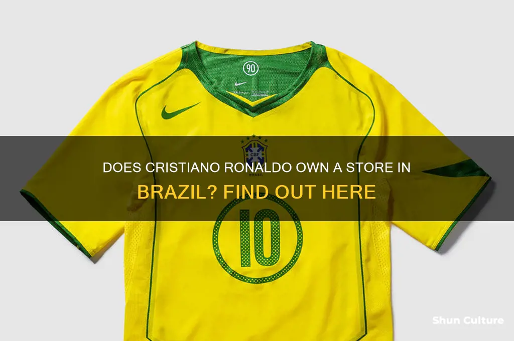 does christiano ronaldo have a store in brazil