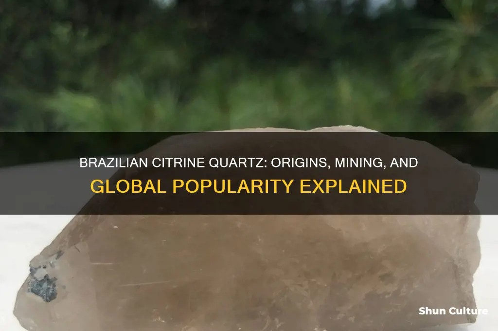 does citrine quartz come from brazil
