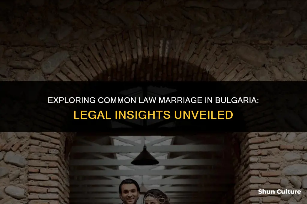 does common law marriage exist in bulgaria