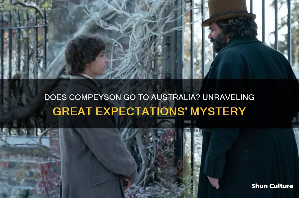 does compeyson go to australia