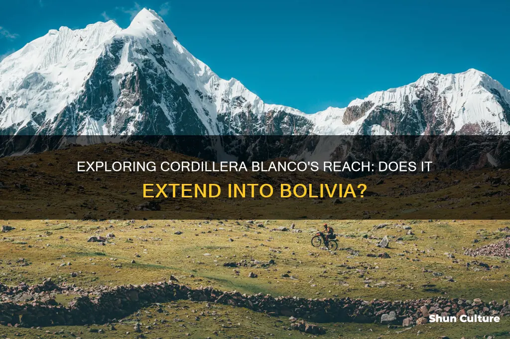 does cordillera blanco go into bolivia