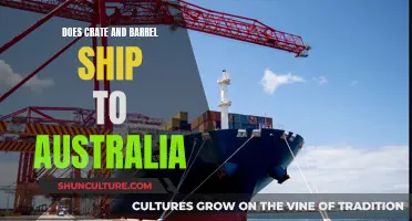 Crate and Barrel: Shipping to Australia?