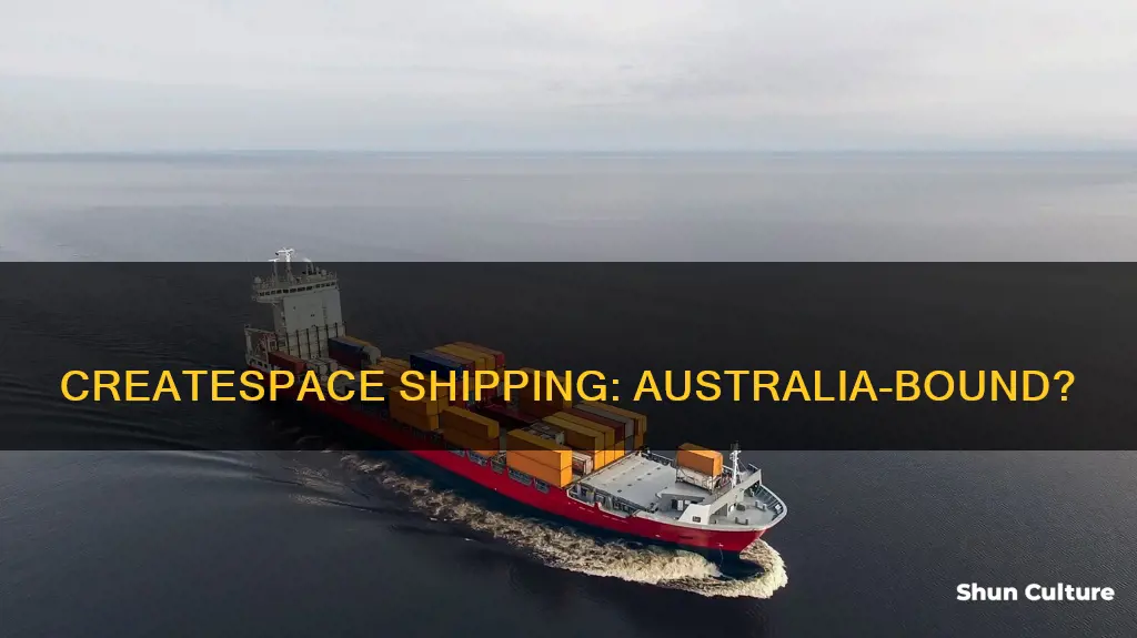 does createspace ship to australia