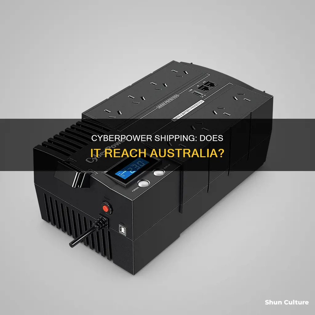 does cyberpower ship to australia