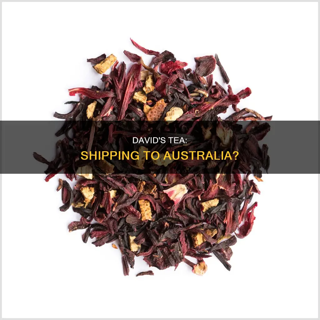 does davids tea ship to australia