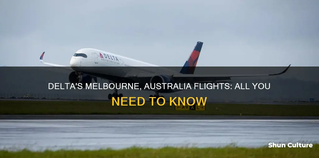 does delta fly to melbourne australia