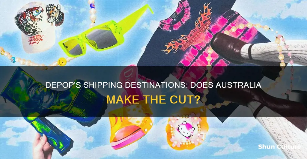 does depop ship to australia