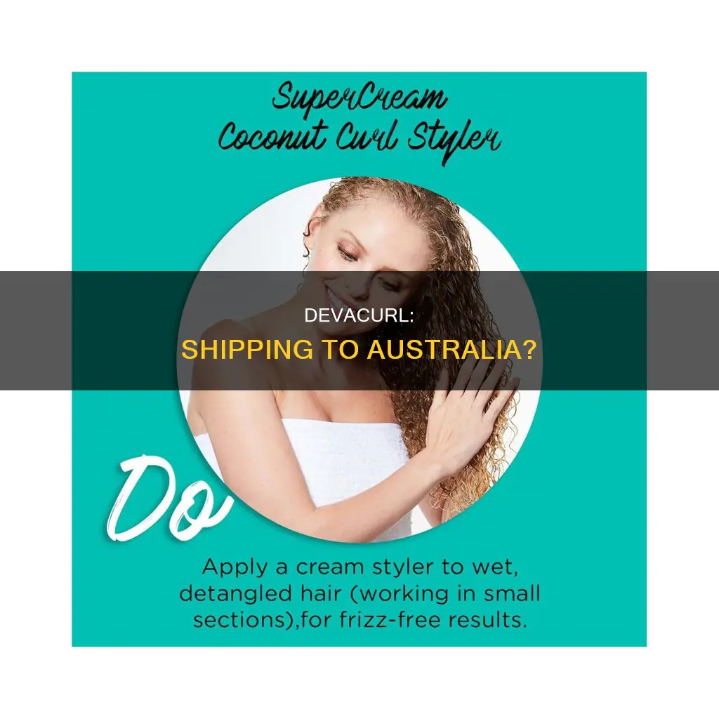 does devacurl ship to australia