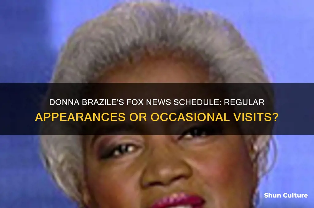 does donna brazile have a regular schedule on fox