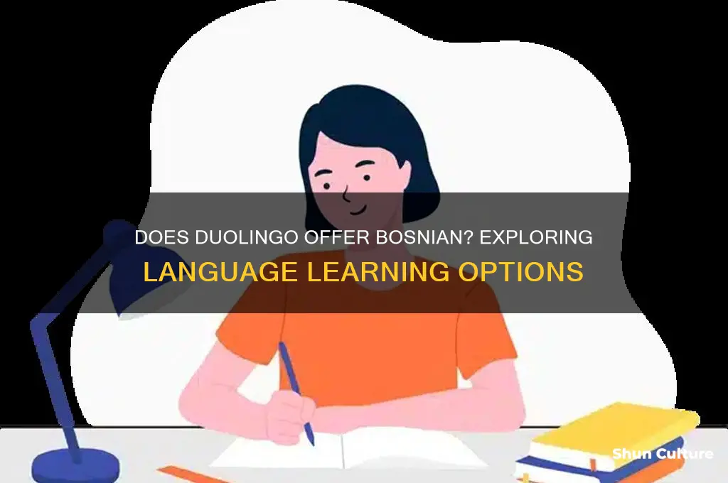 does duolingo have bosnian