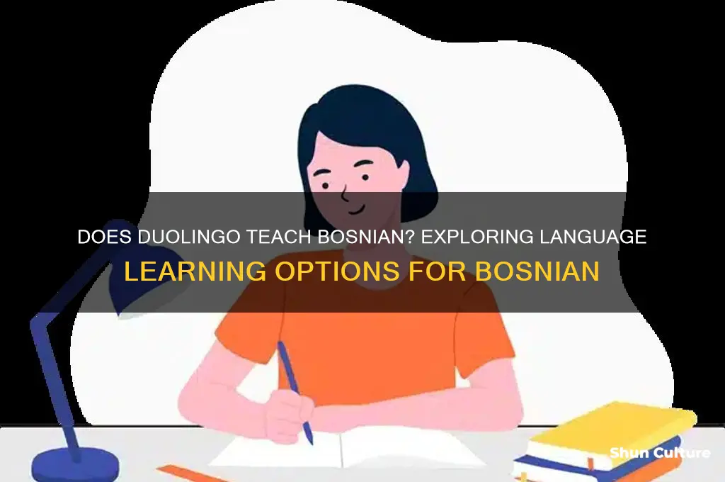 does duolingo teach bosnian