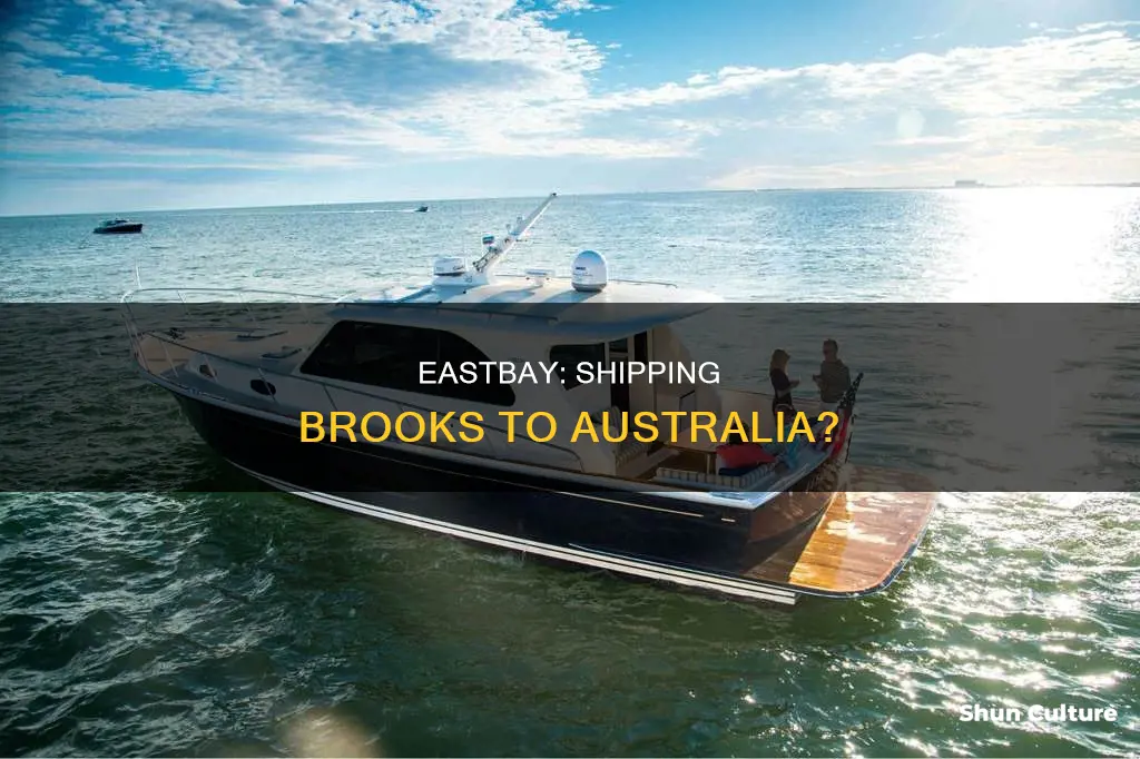 does eastbay ship brooks to australia