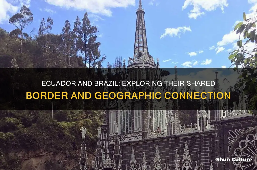 does ecuador share a border with brazil