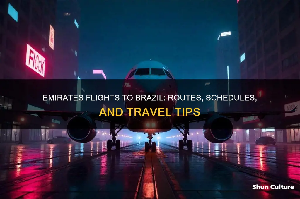 does emirates fly to brazil