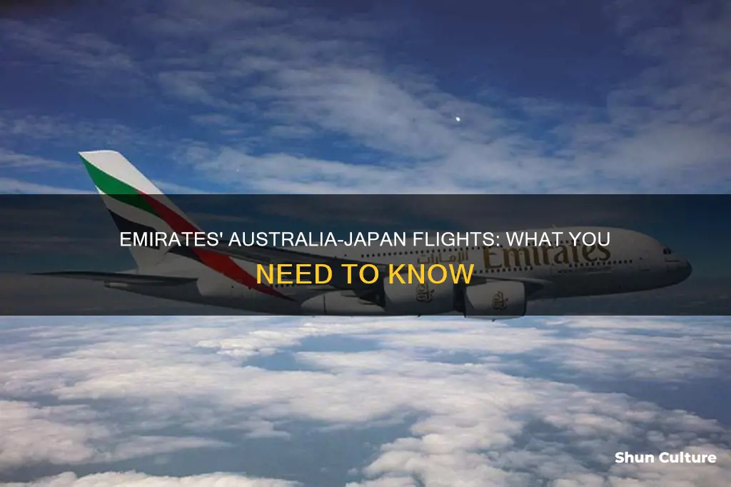 does emirates fly to japan from australia