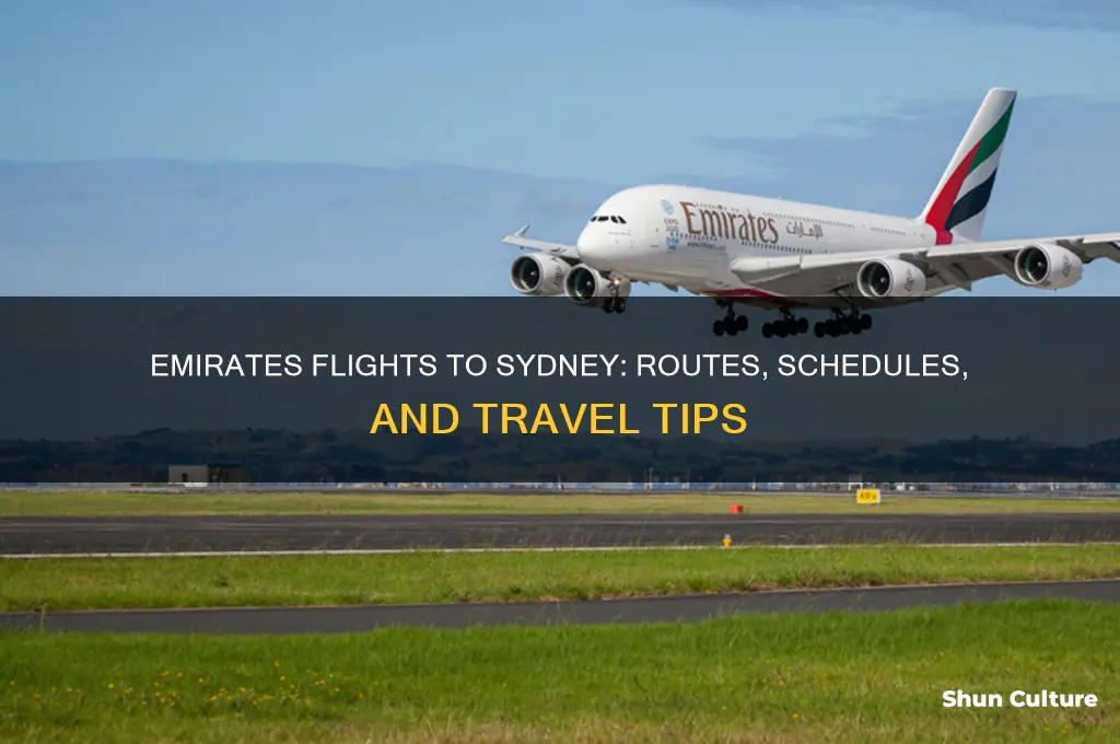 does emirates fly to sydney australia