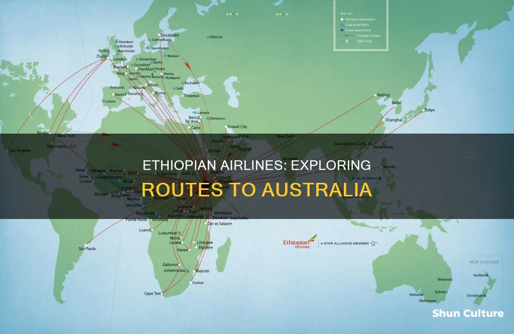 does ethiopian airlines fly to australia