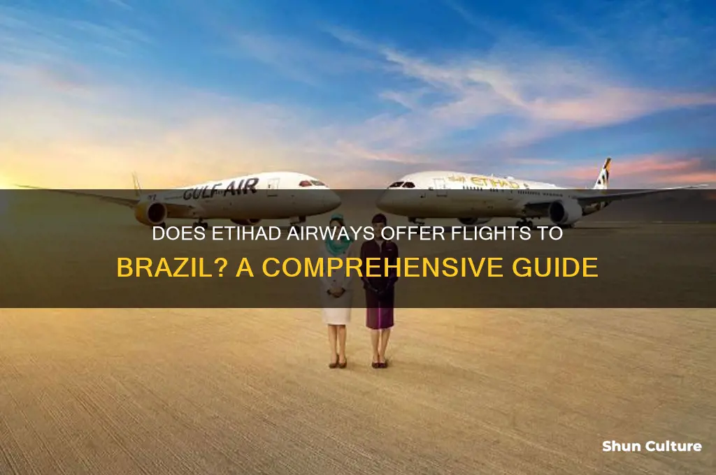 does etihad fly to brazil