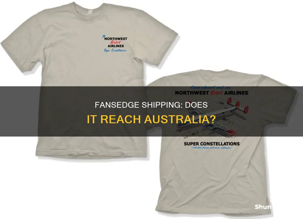 does fansedge ship to australia