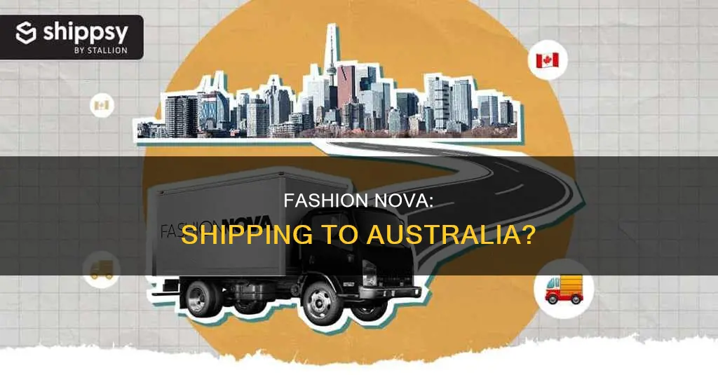 does fashion nova ship to australia