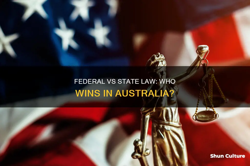 does federal law override state law australia