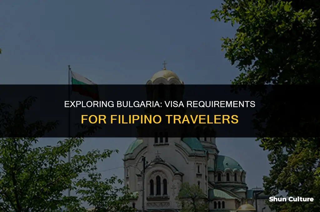 does filipinos need visa for bulgaria