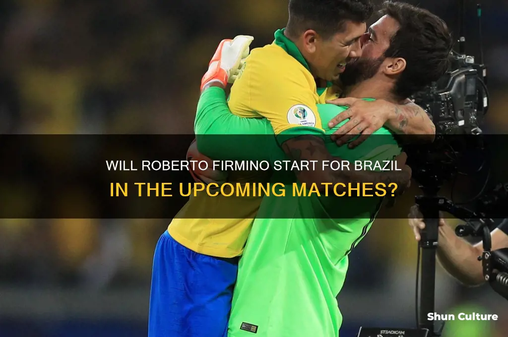 does firmino start for brazil