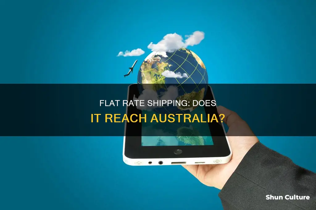 does flat rate package ship to australia