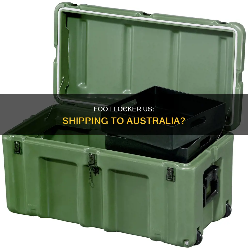 does footlocker us ship to australia