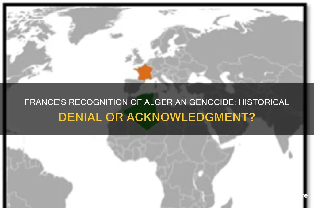 does france recognize algerian genocide
