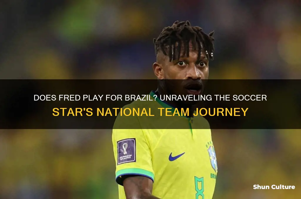 does fred play for brazil