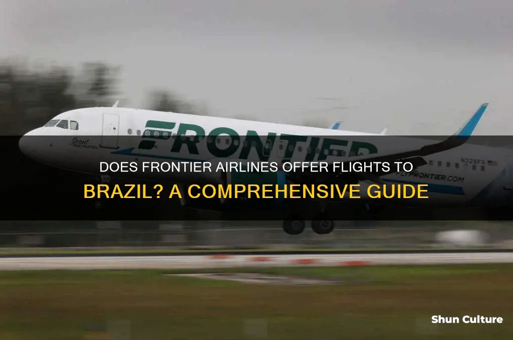 does frontier fly to brazil