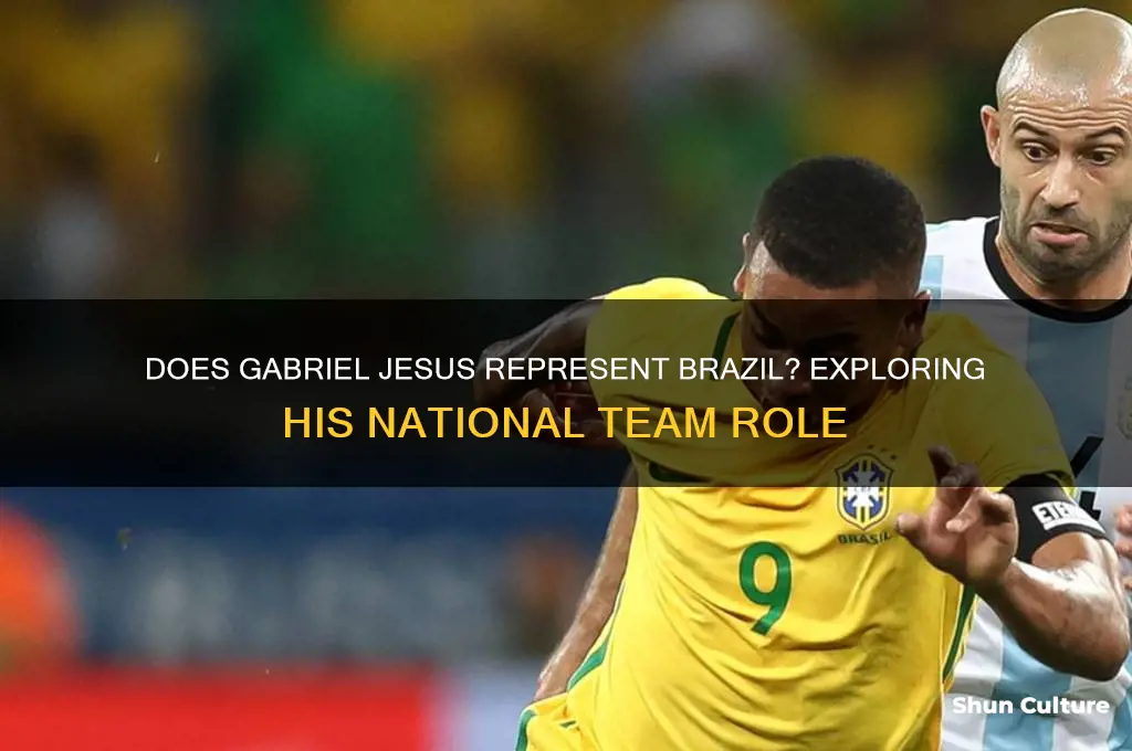 does gabriel jesus play for brazil