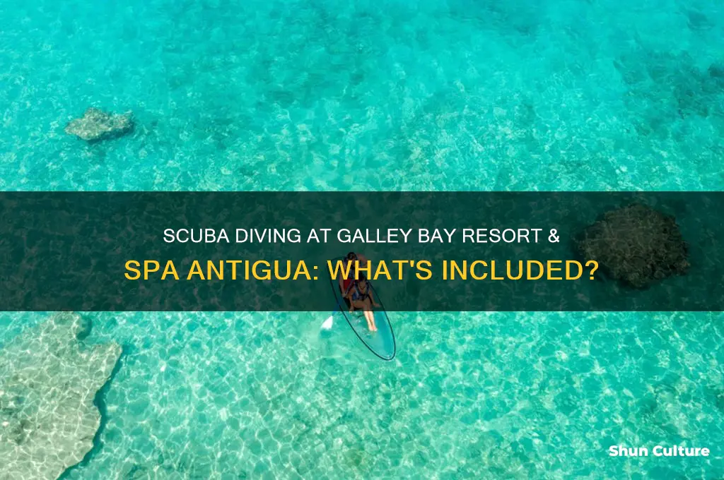does galley bay resort and spa antigua have scuba included