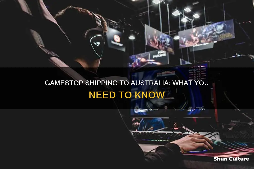 does gamestop ship to australia