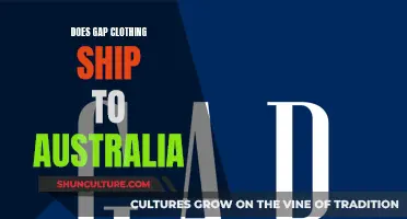 Gap Clothing: Shipping to Australia?