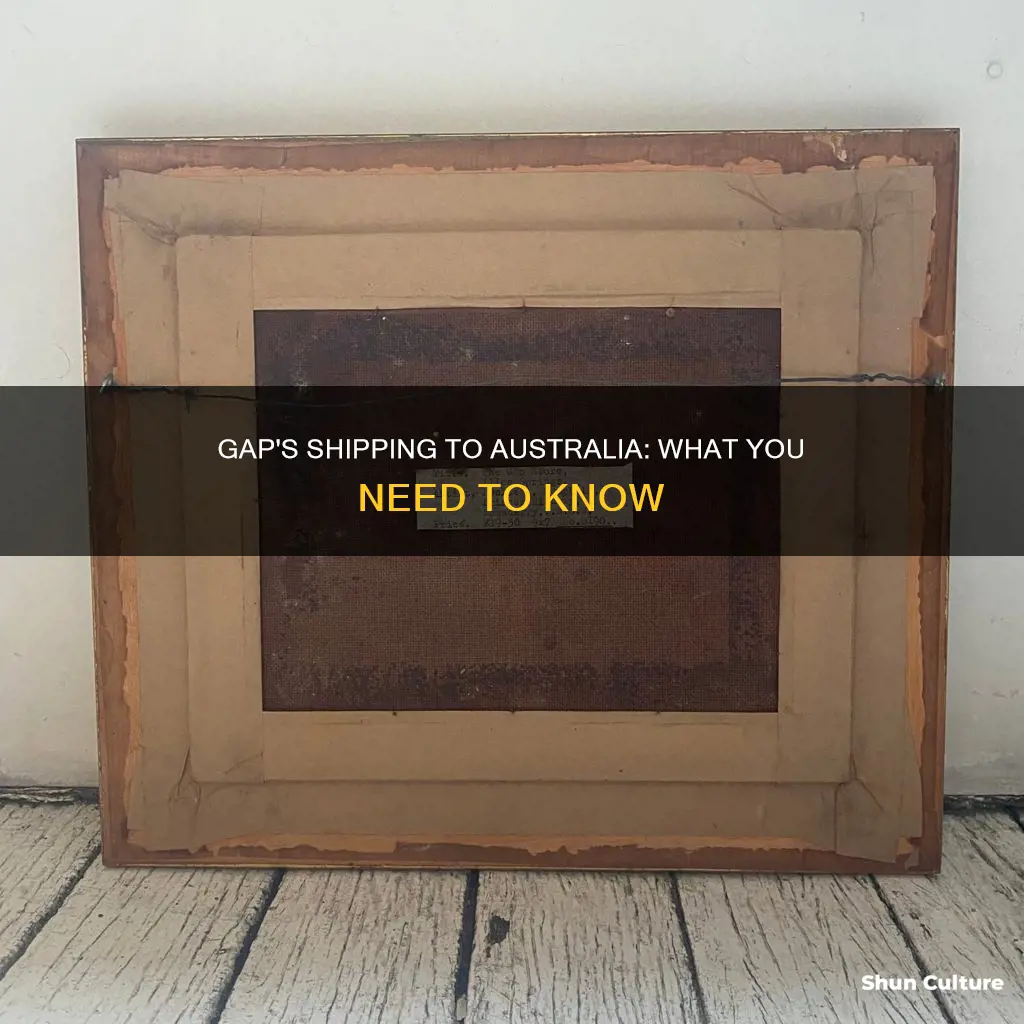 does gap ship to australia