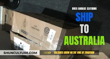 Garage Clothing: Shipping Options Down Under